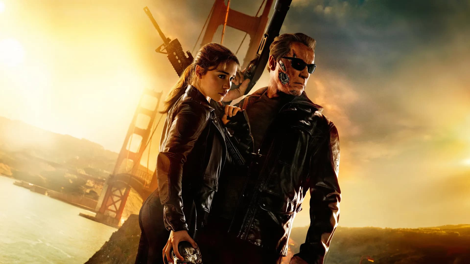 Terminatör Genisys filminden bir sahne