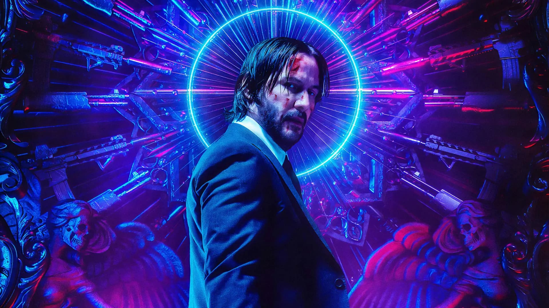 John Wick 3: Parabellum filminden bir sahne